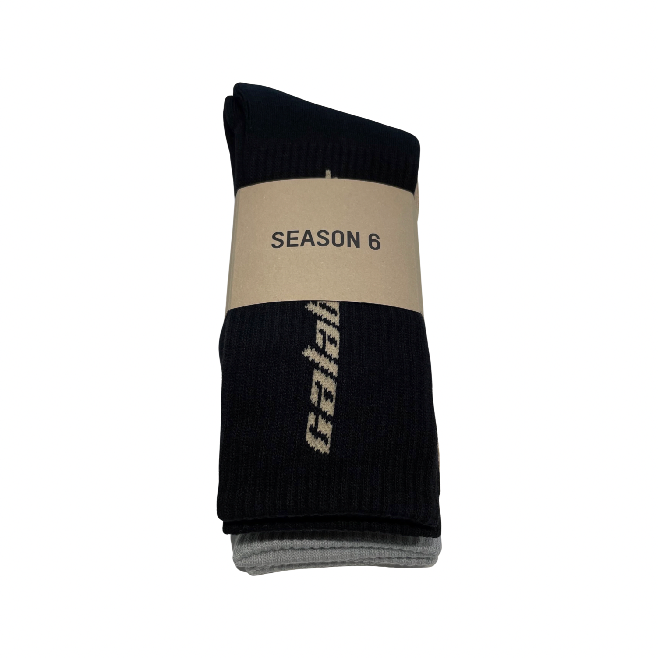 YEEZY SEASON 6 CALABASAS SOCK 3 PACK 新品 Yeezy Calabasas Socks (3 Pack) Core/Glacier/Sand Men's